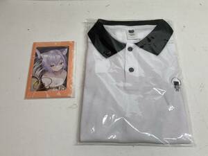 sy4184-62 ホロライブ 猫又おかゆ 誕生日記念2023 ポストカード ・ポロシャツ セット