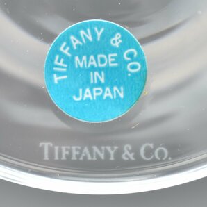 竜B455◆未使用品 TIFFANY＆Co. ティファニー フローレット ワイングラス ペア 元箱 ブランド品の画像8