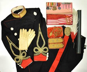  dragon B693* that time thing old Japan army land army lieutenant large . clothes military uniform shoulder boards week number . chapter rank insignia sword . plume feather gloves order 3 ream 5 ream hanging weight metal fittings large . memory chapter other 
