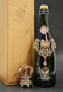 竜酒2621◆未開栓 Fillico Champagne フィリコ ROYALE RED GOLD ロワイヤル レッド ゴールド ドゥミセック 750ml 12度 シャンパン