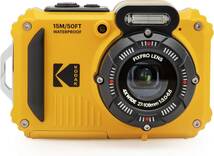 Kodak PIXPRO WPZ2 コダック コンパクトデジタルカメラ 防水 防塵 耐衝撃 CALSモード イエロー メーカー保証：2024年3月～ 送料無料_画像2