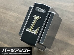 C130 ローレル フロント グリル エンブレム Lマーク / ブタケツ マーク SGX L型 旧車 パーツアシスト