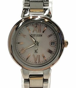 訳あり シチズン 腕時計 H058-T016553 クロスシー ソーラー ピンク レディース CITIZEN [0502]