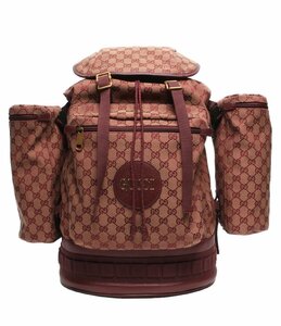 グッチ デイパック リュック ボルドー系 562911 493075 GGキャンバス ユニセックス GUCCI [0502]