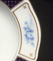 美品 スーププレート 皿 21cm ブルーインペリアル 大倉陶園 [0502]_画像4