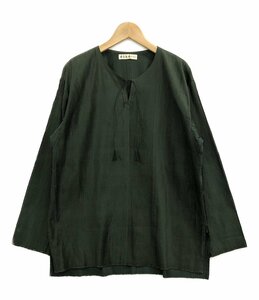 シルク刺し子ブラウス レディース M M ASHA BY MDS