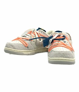 美品 ナイキ Off-White ローカットスニーカー DUNK LOW DJ0950-119 メンズ 27 L NIKE [0604]