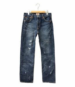 リーバイス デニムパンツ ダメージ加工 ボタンフライ メンズ W30 L32 M LEVI’S [0502]