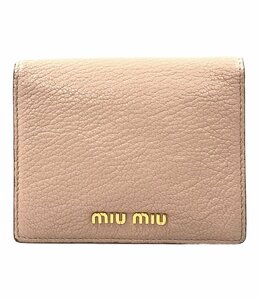 ミュウミュウ 二つ折り財布 レディース MiuMiu [0502初]