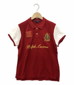  beautiful goods Ralph Lauren polo-shirt with short sleeves lady's L L RALPH LAUREN [0502 the first ]