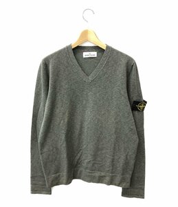 ストーンアイランド 長袖Vネックセーター 5615548B0 メンズ M M STONE ISLAND [0502初]