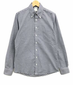 美品 ブルックスブラザーズ 長袖シャツ チェックシャツ メンズ 15-34 Brooks Brothers [0502初]