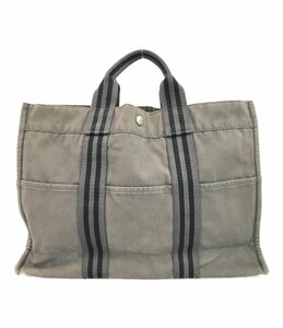 【1円スタート】 エルメス トートバッグ フールトゥMM ユニセックス HERMES