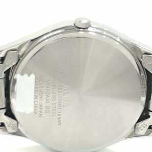 【1円スタート】 訳あり セイコー 腕時計  ALBA V147-0AJ0 ソーラー ブラック レディース SEIKOの画像4