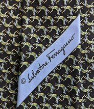 【1円スタート】 サルバトーレフェラガモ ネクタイ シルク100% メンズ Salvatore Ferragamo_画像6