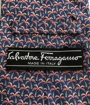 【1円スタート】 サルバトーレフェラガモ ネクタイ シルク100% メンズ Salvatore Ferragamo_画像4