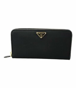 美品 プラダ ラウンドファスナー長財布 1ML506 レディース PRADA