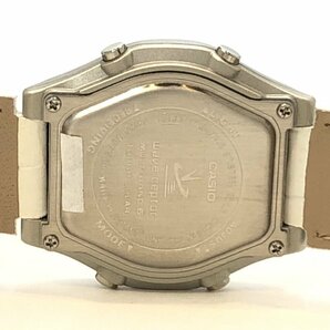 【1円スタート】 訳あり カシオ 腕時計 LWA-M141 ウェーブセプター ソーラー ホワイト レディースの画像4