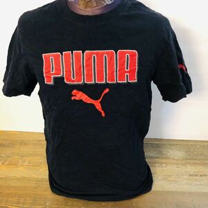 プーマ　PUMA US S ビッグロゴ　プリントTシャツ　ブラック