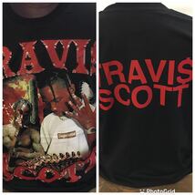 トラヴィススコット　Travis Scott XL ASTRO WORLD .. ラッパーTシャツ ブラック_画像1
