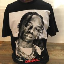 トラヴィススコット　Travis Scott XL ラッパーTシャツ　.. ブラック_画像2