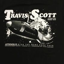 トラヴィススコット　Travis Scott ASTRO WORLD L . ラッパーTシャツ　ブラック_画像5