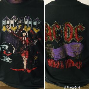 70年代バンド　ACDC XL バンドTシャツ ロックTシャツ