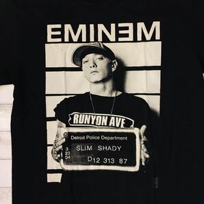 エミネム EMINEM L ラッパーTシャツ ブラックの画像2