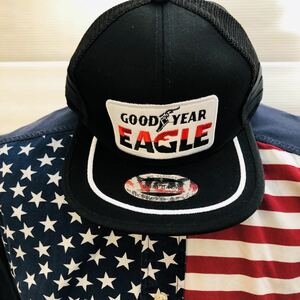 グッドイヤー　GOOD YEAR EAGLE フリーサイズ　メッシュキャップ　ブラック