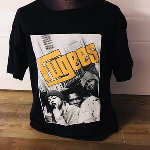 90年代ヒップホップ　フージーズ　Fugees L ヒップホップTシャツ　ブラック