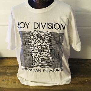 70年代バンド ジョイデヴィジョン JOY DIVISION L バンドTシャツ ロックTシャツ ホワイトの画像1