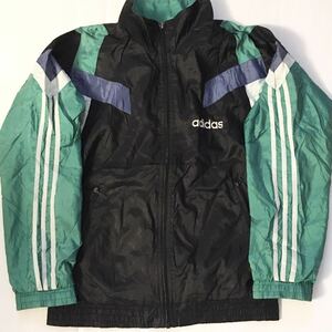  Vintage Adidas adidas M примерно подкладка хлопок нейлон переключатель жакет спортивная куртка 