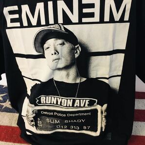 エミネム EMINEM XL ラッパーTシャツ ブラックの画像2