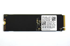 SAMSUNG M.2 2280 NVMe SSD 256GB /健康状態98%/累積使用573時間/PM991/動作確認済み, フォーマット済み/中古品