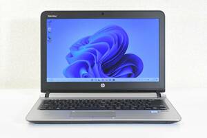 HP ProBook 430 G3/Core i5-6200U/メモリ8G/高速SSD 256G /カメラ/13.3インチ/Windows 11 /中古ノートパソコン