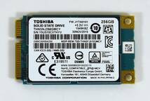 TOSHIBA mSATA SSD 256GB /健康状態86%/累積使用11554時間/動作確認済み, フォーマット済み/中古品_画像1