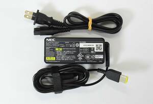 NEC 20V 2.25A 45W/ 電源ACアダプター /角型/A13-045N1A/中古品