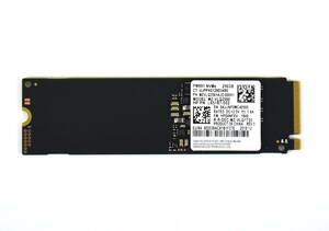 SAMSUNG M.2 2280 NVMe SSD 256GB /健康状態98%/累積使用145時間/PM991/動作確認済み, フォーマット済み/中古品