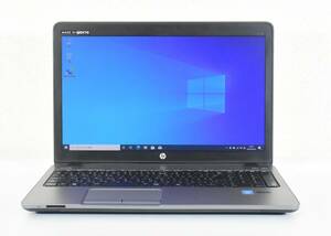 HP ProBook 450 G1/Core i5-4200M/メモリ8G/高速SSD 256G/15.6インチ/DVD-RW/Windows 10/中古ノートパソコン