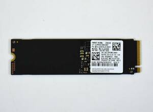 SAMSUNG M.2 2280 NVMe SSD 256GB /健康状態98%/累積使用120時間/PM991/動作確認済み, フォーマット済み/中古品