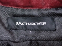 JACKROSE レザージャケット・3▲ジャックローズ/ライダース/24*3*3-1_画像10