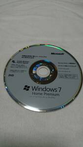 Windows7　ホームプレミアム　インストールディスク