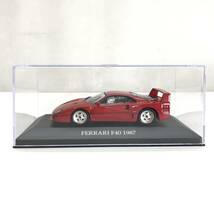 ☆中古品☆ IXO Models イクソモデルス ミニカー 1/43 フェラーリ F40 1987 レッド_画像4