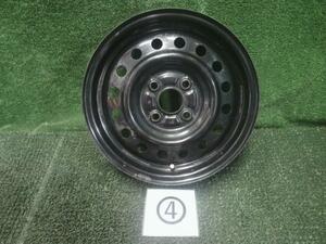 パレット DBA-MK21S スチールホイール 14インチ 1本 14×4.5J 43210-66K10-09L ＜4＞