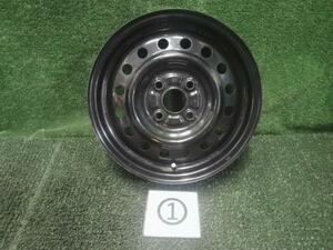 パレット DBA-MK21S スチールホイール 14インチ 1本 14×4.5J 43210-66K10-09L ＜1＞