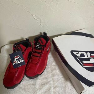 《未使用》FILA GRANT HILL 2 red グラントヒル2 赤 フィラ バスケットシューズ