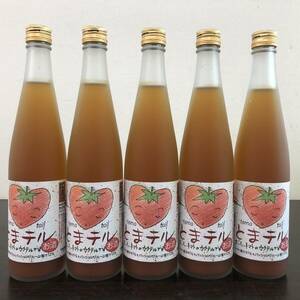 Y034(4970)-147【愛知県のみ発送、同梱不可】お酒 5点まとめ リキュール 8% 500ml 中埜酒造 toma tail とまテル 渥美半島限定