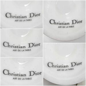 E7476(041)-605/KH3000 【千葉】 食器まとめ カップ5個 Christian Dior クリスチャンディオール 食器 コップ グラスの画像7