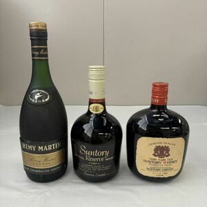 B18033(041)-174/AM5000 [ Chiba prefecture inside . shipping ] sake * including in a package un- possible 3ps.@ summarize REMY MARTIN V.S.O.P / SUNTORY Reserva / SUNTORY WHISKY