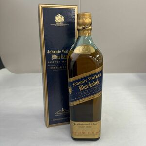 B15656(041)-160/TY10000　【千葉】酒　Johnnie Walker　Blue Label　WHISKEY　ジョニーウォーカー　ブルーラベル　43％750ml　箱付き